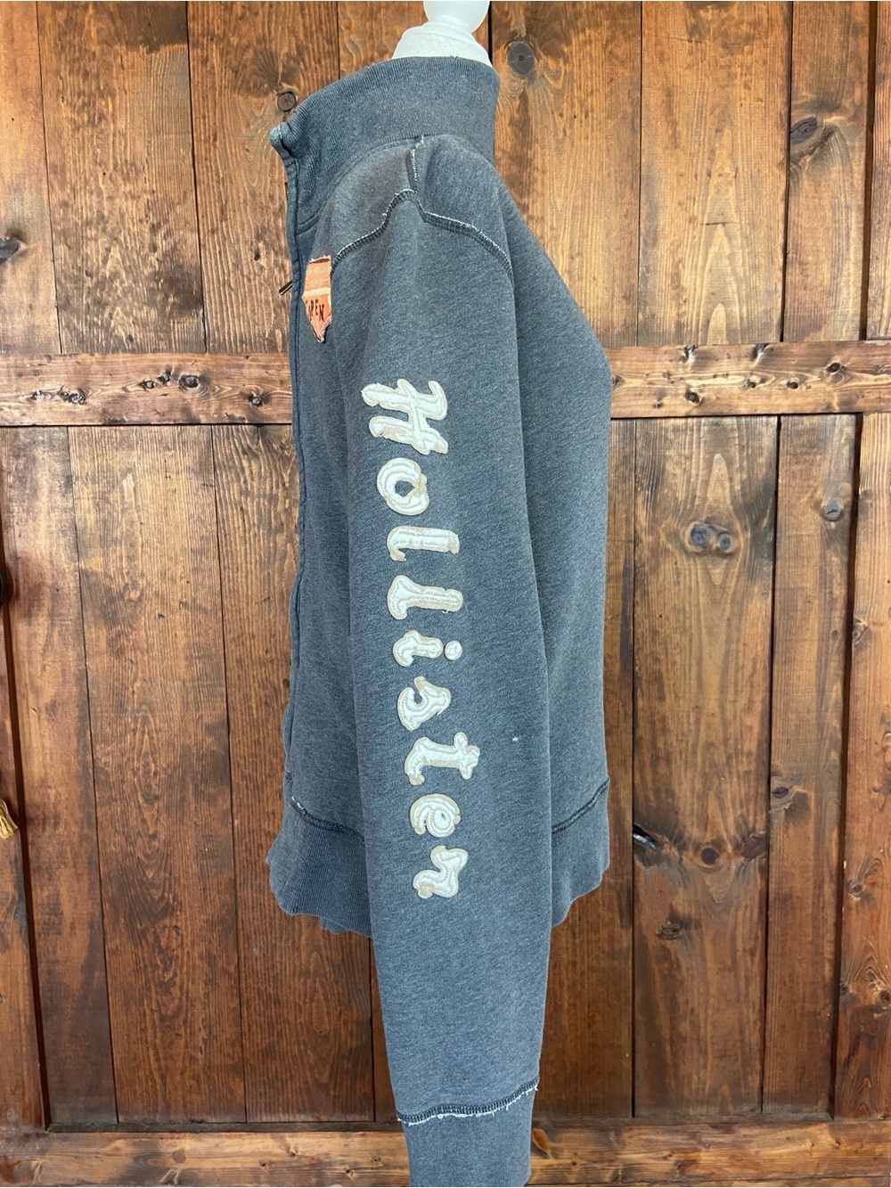 Vintage Y2K Hollister full zip fleece Men’s size L - Picture 5 of 11